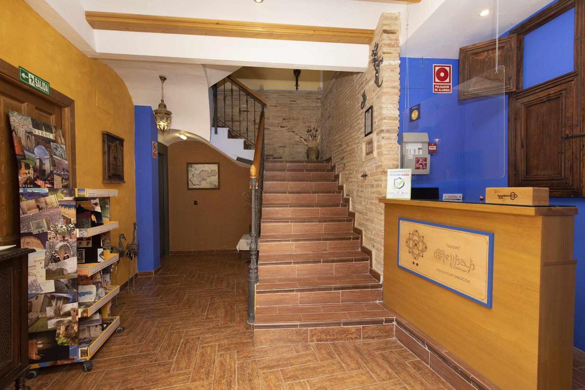 Hotel Apartamentos Melihah Daroca Exterior foto